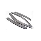 Mugen Deflectores de ventana de 4 piezas (Honda Civic 17-21 Turbo FK6/FK7/FK8)