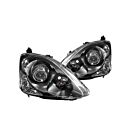DEPO Facelift headlight E-mark set incl mounting kit (Honda Civic 01-06 3/5 drs) | DP-317-1145PXAS2 | A4H-TECH / ALL4HONDA.COM