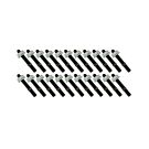 Moroso sump bolts+nuts set (B-serie engines) | MO-38366 | A4H-TECH.COM