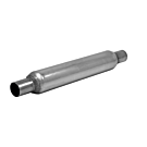 Simons stainless steel muffler Micro 1.75'' round (universal) | U404500R | A4H-TECH.COM