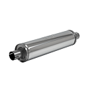 Simons stainless steel muffler Midi 1.75'' round (universal) | U414500R | A4H-TECH.COM