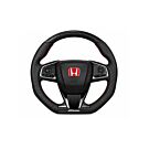 Mugen Volante deportivo negro/rojo de cuero (Honda Civic 17-21 1.5 Turbo FK7) | 78501-XNCF-K1S0-R | A4H-TECH