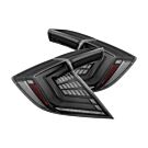 Alpharex NOVA-Series Prismatic LED achterlichten alpha zwart (Honda Civic 17-21 FK6/FK7/FK8) | AR-676000 | A4H-TECH / ALL4HONDA.COM
