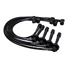 Dragon Fire High Performance spark plug wire set zwart (Honda Civic/CRX/Del Sol/Integra B-serie engines)