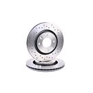 EBC Turbo Grooved brake discs rear (Civic 96-00 Type R/Civic 01-06 Type R/Integra 98-00 Type R) | GD1388 | A4H-TECH.COM