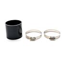 H-Gear Siliconen Koppelstuk+Klemmen 3 inch (Universeel) | HG-SCC-3-B