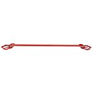 H-Gear Pro-Line Aluminium 2-point Strut bar front upper red (Honda Accord 18-23 CV1/CV2) | HG-STR-AC18-FU-R | A4H-TECH