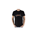 Hardrace T-Shirt Zwart + Logo (universeel) | HRSHIRT01-X | A4H-TECH / ALL4HONDA.COM
