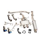 Hybrid Racing Formula exhaust system stainless steel 76mm (Honda Civic 2022+ 2.0 Type R FL5)