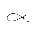 Hybrid Racing Vervangende gaskabel kort K-swap (Honda Civic 92-00/Integra 95-00) | HYB-TRC-01-10 | A4H-TECH / ALL4HONDA.COM