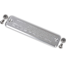 K-Tuned Aluminium Logo Plaat (Civic/CRX/Del sol/Integra) | KTD-CC-LP