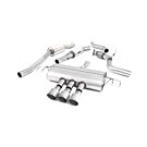 Milltek Race Exhaust system stainless steel Road+ 76mm (Honda Civic 17-21 2.0 Type R FK8) | MT-SSXHO2XX | A4H-TECH / ALL4HONDA.COM