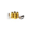 Muteki SR 48 Sicherungsmuttern gold crhom (open end) M12x1.5 (konisch) | MU-32902Z | A4H-TECH / ALL4HONDA.COM