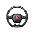 Mugen Schwarz/rot leer lenkrad (Honda Civic 2022+ 2.0 Type R Turbo FL5)