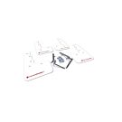 Rally Armor Spatlappen wit/rood logo (Honda Civic 17-21 2.0 Type R Turbo FK8) | RA-MF47-UR-WH/RD | A4H-TECH / ALL4HONDA.COM
