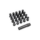 Mugen wielbouten set zevenzijdig zwart M12X1.5 (universeel) | T-08181-XXB-K0S0-BL | A4H-TECH