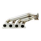 Tegiwa side winder turbo uitlaatspruitstuk T3/T4 44mm wastegate (K-serie motoren) | TI-RW-SW-MANI-EP3-TBK | A4H-TECH.COM
