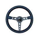 Vigor Monte Carlo (350mm) stuur leer 20mm verdiept rood stiksels (universeel) | VG-79702 | A4H-TECH / ALL4HONDA.COM
