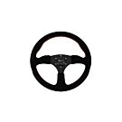 Vigor Spa (350MM) steering wheel suede 50mm deep red stitch (universal) | VG-67137 | A4H-TECH.COM