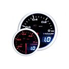 Depo Racing Vacuum gauge DUAL series 60mm (universal) | WA6071BLED | A4H-TECH / ALL4HONDA.COM

