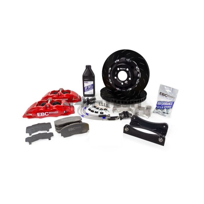 EBC Racing Apollo Balanced Big Brake Kit 330x28mm 4-piston (Honda Civic 13-21 1.4/1.8/1.0/1.5 Turbo FK/FN/FK6/FK7) main product photo