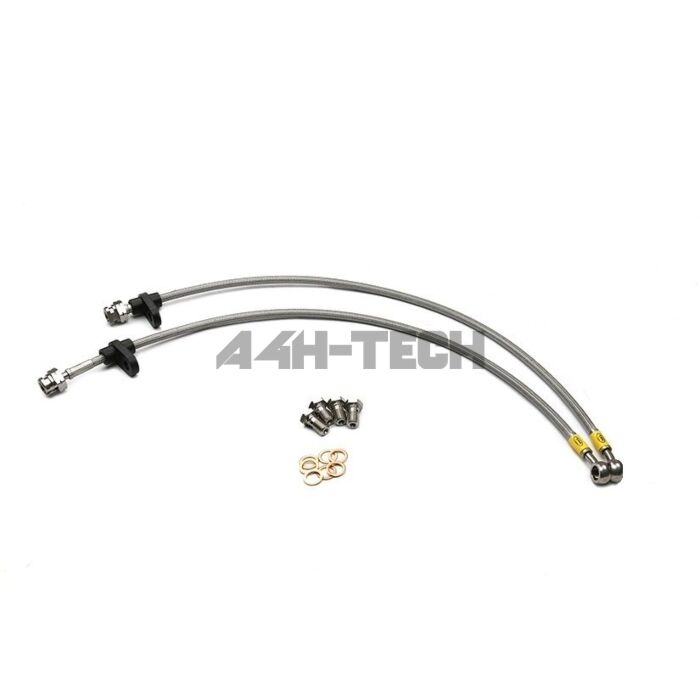 HEL 2 delige set RVS remleidingen voorzijde (Civic 96-00 2/3/4 drs) | A4H-TECH main product photo