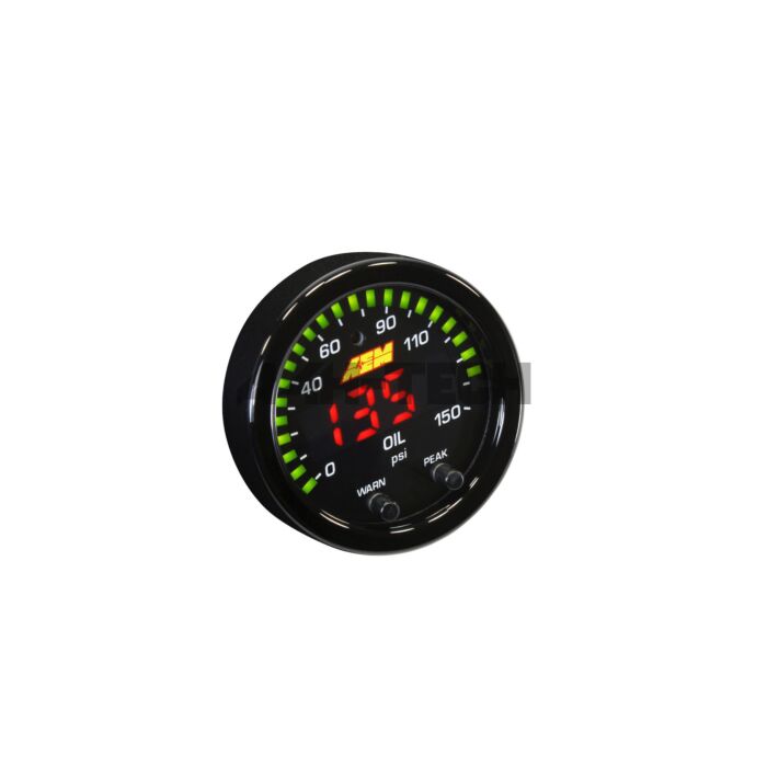 AEM X-series digital oil pressure gaue 150PSI / 10 BAR black (universal) main product photo