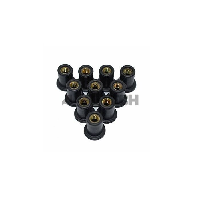 H-Gear Pro-Line rubber M6 blind rivets / rivnuts 20-piece kit (universal) main product photo