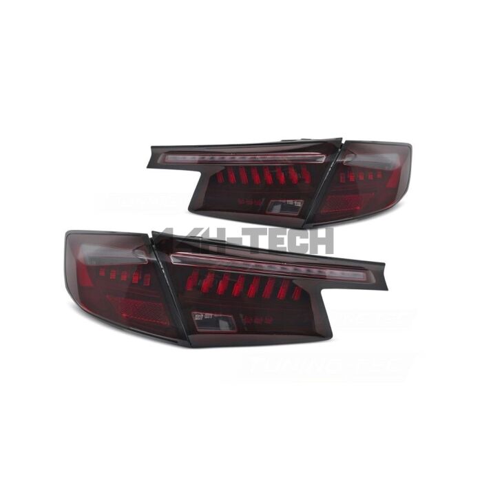 Sonar LED achterlichten red smoke glas (Honda Civic 2022+ FL1/FL4/FL5) | SR-TL-CV22-LED-RSM | A4H-TECH main product photo