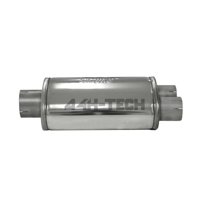Simons stainless steel muffler Split oval 3'' (universal) main product photo