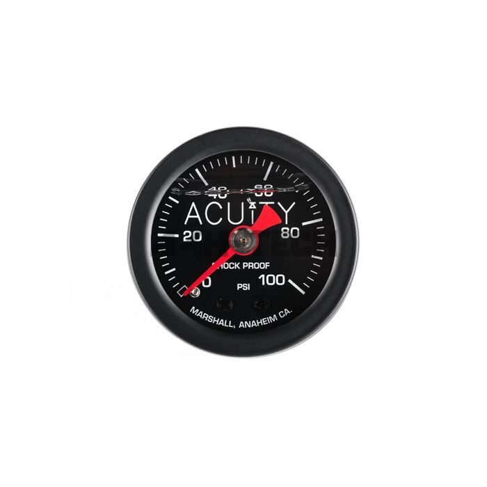 Acuity Fuel pressure gauge black 0-100 PSI (universal) | ACU-1941-BLK | A4H-TECH / ALL4HONDA.COM
main product photo