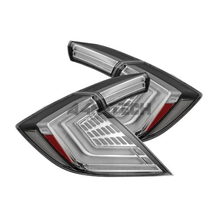 Alpharex NOVA-Series Prismatic LED taillights clear (Honda Civic 17-21 FK6/FK7/FK8) | AR-676030 | A4H-TECH / ALL4HONDA.COM main product photo
