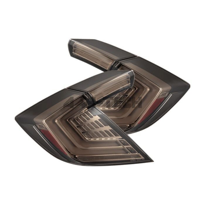 Alpharex NOVA-Series Prismatic LED taillights clear smoke (Honda Civic 17-21 FK6/FK7/FK8) | AR-676040 | A4H-TECH / ALL4HONDA.COM main product photo