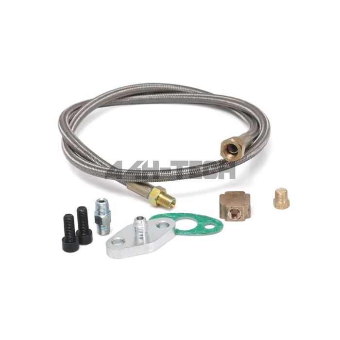 H-gear T3/T04e turbo olie aanvoer kit (universeel) | HG-OFK | A4H-TECH main product photo