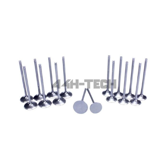 Supertech black nitrided standard compression intake valves (Honda K20C 2.0 Type R FK2/FK8/FL5 motoren) | A4H-TECH / ALL4HONDA.COM | ST-HEVI-1060D(X8) main product photo