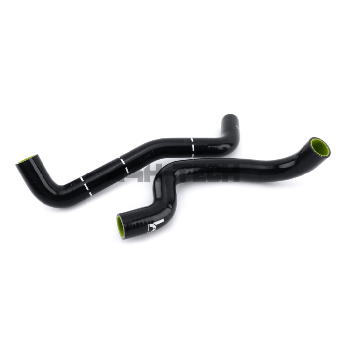 Hybrid Racing 2-Piece Silicone K-Swap Radiator Hoses Black K20Z (Honda Civic/CRX/Del sol/Integra) main product photo