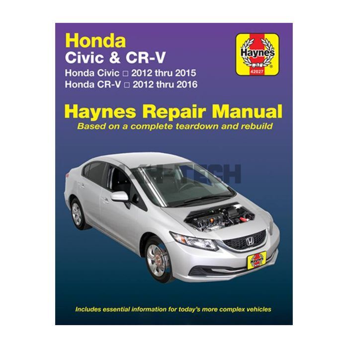 Haynes Workshop manuel (Honda Civic/ CR-V) | HYS-42027 | A4H-TECH / ALL4HONDA.COM main product photo