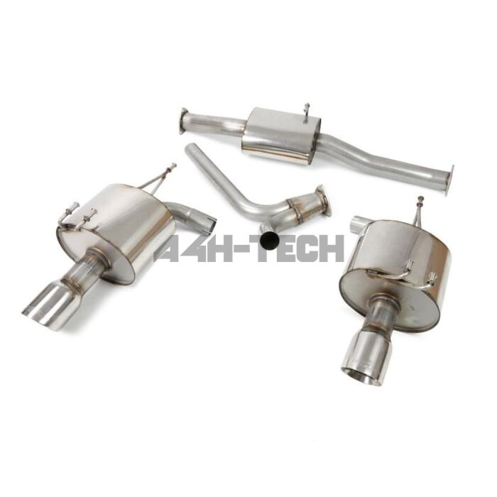 Milltek stainless steel exhaust system 3'' round tips (Honda S2000 99-04) main product photo
