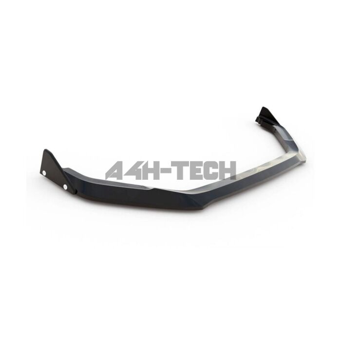 Maxton Design Splitter front V.1 gloss black + flaps matt black (Honda Civic 2022+ 2.0 Turbo Type R FL5) | MX-HO-CI-11-TYPE-R-FD1G+FSF1B | A4H-TECH / ALL4HONDA.COM main product photo