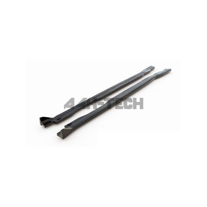 Maxton Design Side skirt diffusers V.2 gloss black (Honda Civic 2022+ 2.0 Turbo Type R FL5) | MX-HO-CI-11-TYPE-R-SD2-GB | A4H-TECH / ALL4HONDA.COM main product photo