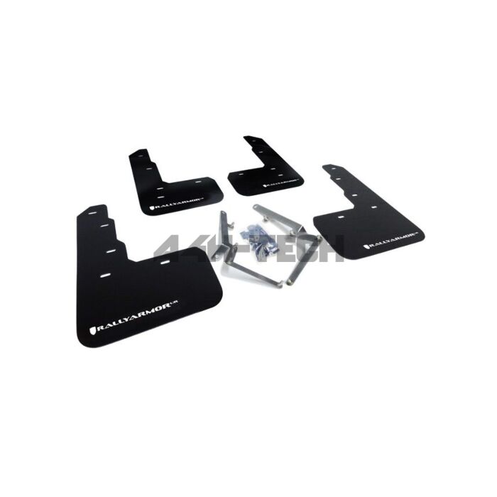 Rally Armor mud flaps black/white logo (Civic 2017+ Type R Turbo FK8) main product photo