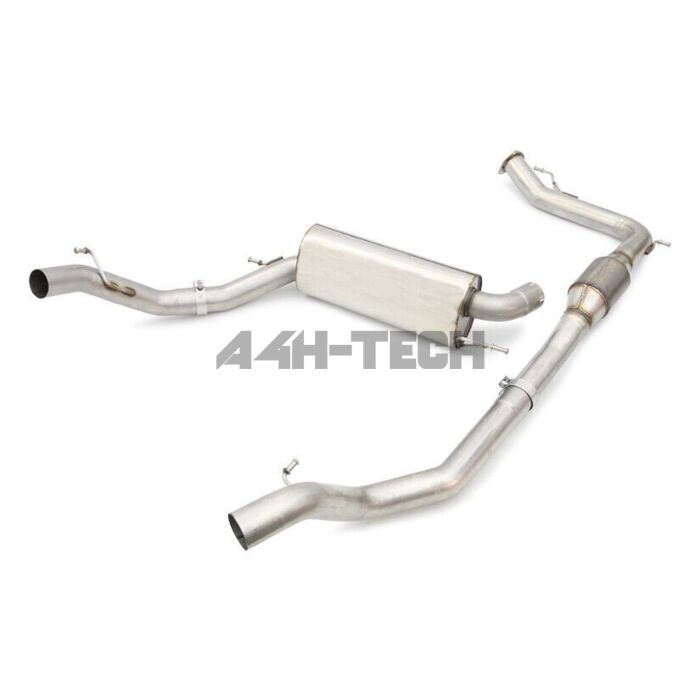 Milltek SS exhaust system  3'' / 76mm single tip (Honda Civic 07-12 Type R FN2) | MT-MIL-FN2-DECAT | A4H-TECH main product photo