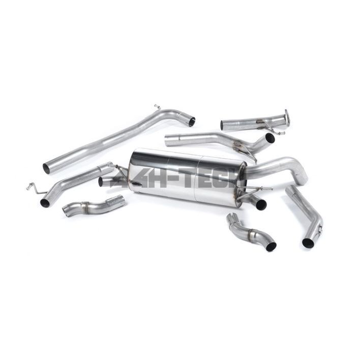 Milltek Stainless steel exhaust system 2.5'' / 64mm (Honda Civic 07-12 Type R FN2) | MT-SSXHO201 | A4H-TECH / ALL4HONDA.COM main product photo