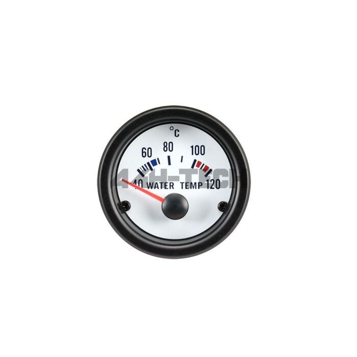 H-Gear Pro-Line Classic style Water temperature gauge 52mm white (universal) main product photo