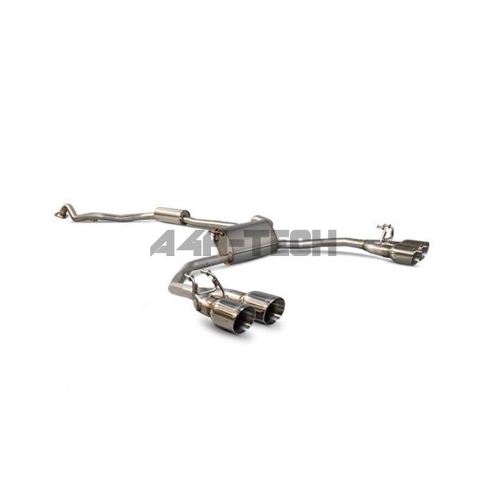Scorpion RVS uitlaatsysteem 64mm (Honda Civic 2015+ Type R Turbo FK2 LHD) | A4H-TECH / ALL4HONDA.COM main product photo