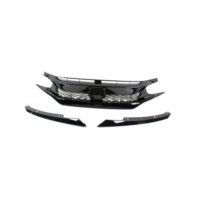 H-Gear Pro-Line Type R style grill (Honda Civic 2017+ FK6/FK7/FK8) main product photo