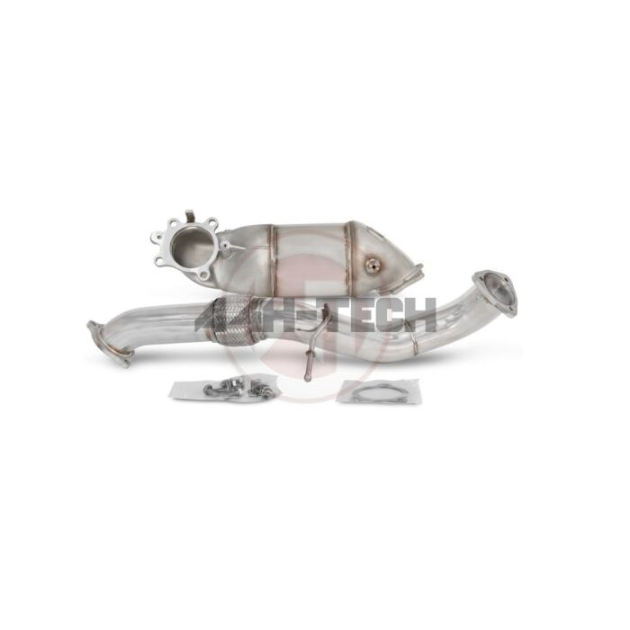 Wagner 300 CELL high flow katalysator + front pipe 76mm (Civic 2017+ 1.5 Turbo FK7) | WG-500001029| A4H-TECH / ALL4HONDA.COM | WG-500001029 | A4H-TECH main product photo