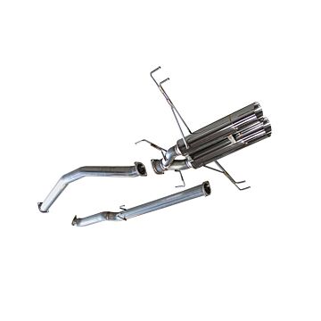 Greddy Supreme HG exhaust system triple tip stainless steel 76mm (Civic 2017+ Type R FK8) | GR-10158215 | A4H-TECH.COM