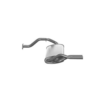 XHaust replacement rear muffler (CRX 88-91) | 1223018 | A4H-TECH.COM