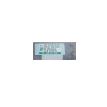 OEM Honda Sticker alleen euroloodvrij (Universeel) | 17669-SM4-G31 | A4H-TECH / ALL4HONDA.COM